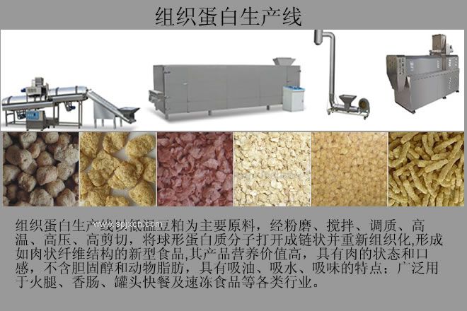 大豆蛋白素肉機械設備